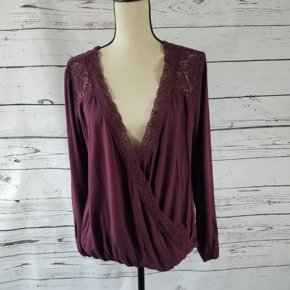 Love Stitch Blouse Sz L